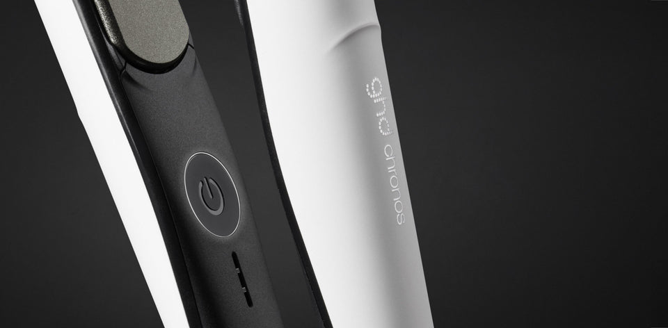 Lisseur GHD Chronos Blanc à plaques classiques (PLAQUES 26mm)