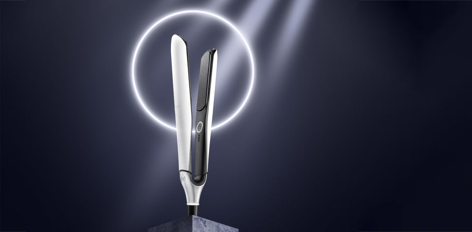 Lisseur GHD Chronos Blanc à plaques classiques (PLAQUES 26mm)