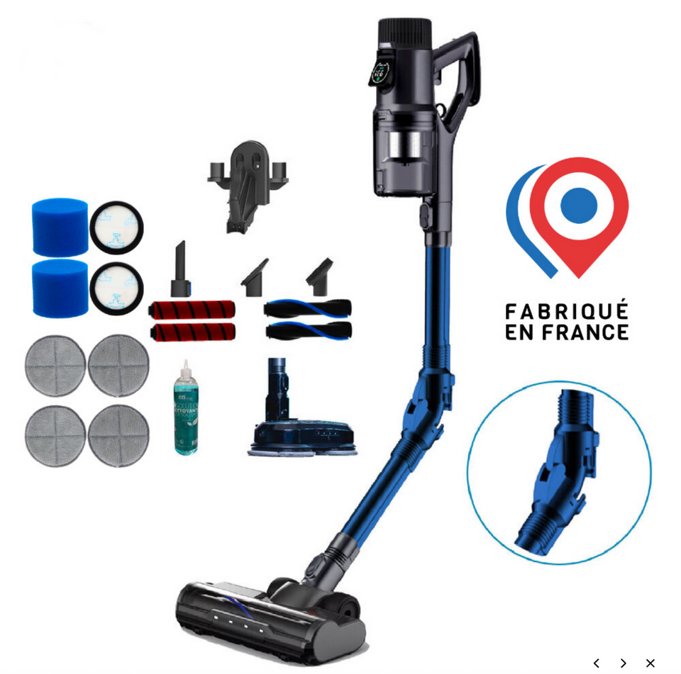 Aspirateur balai sans fil eziclean® Cycloboost FR8 Wash