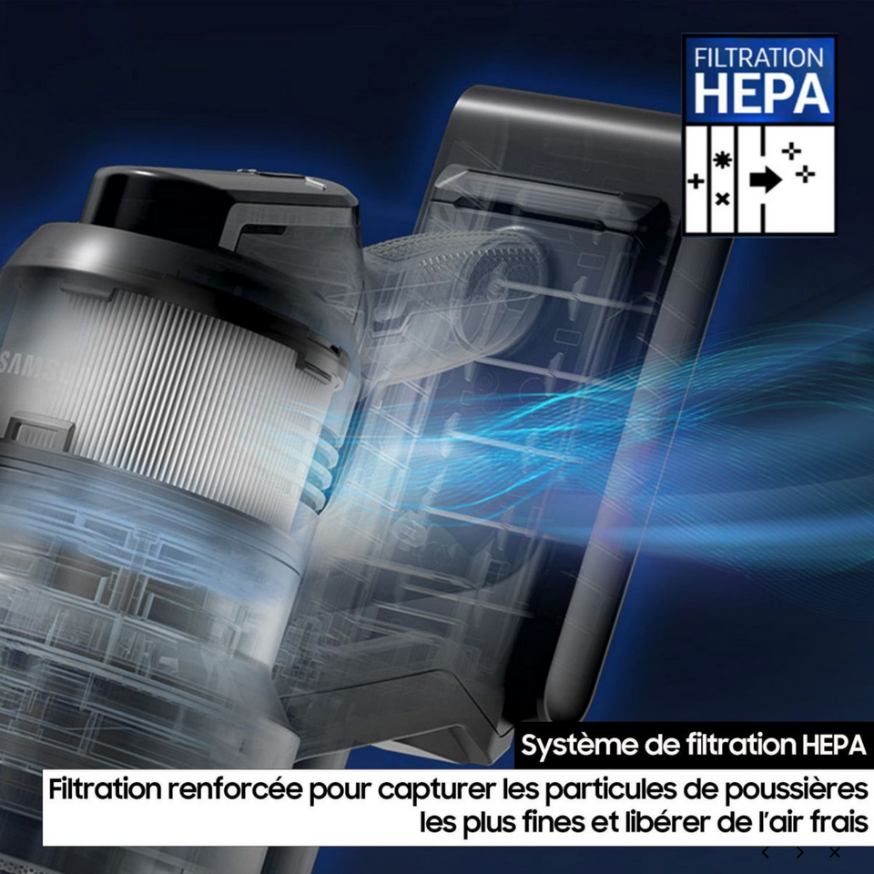 Aspirateur balai SAMSUNG Bespoke AI Jet Ultra 2 batteries VS90F40EEM/WD