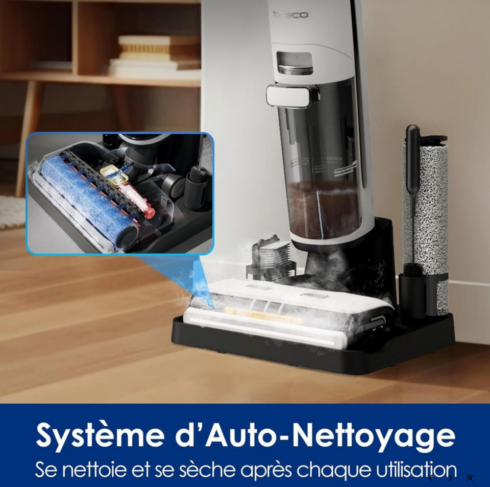 TINECO Aspirateur laveur Floor One S7 Steam Plus