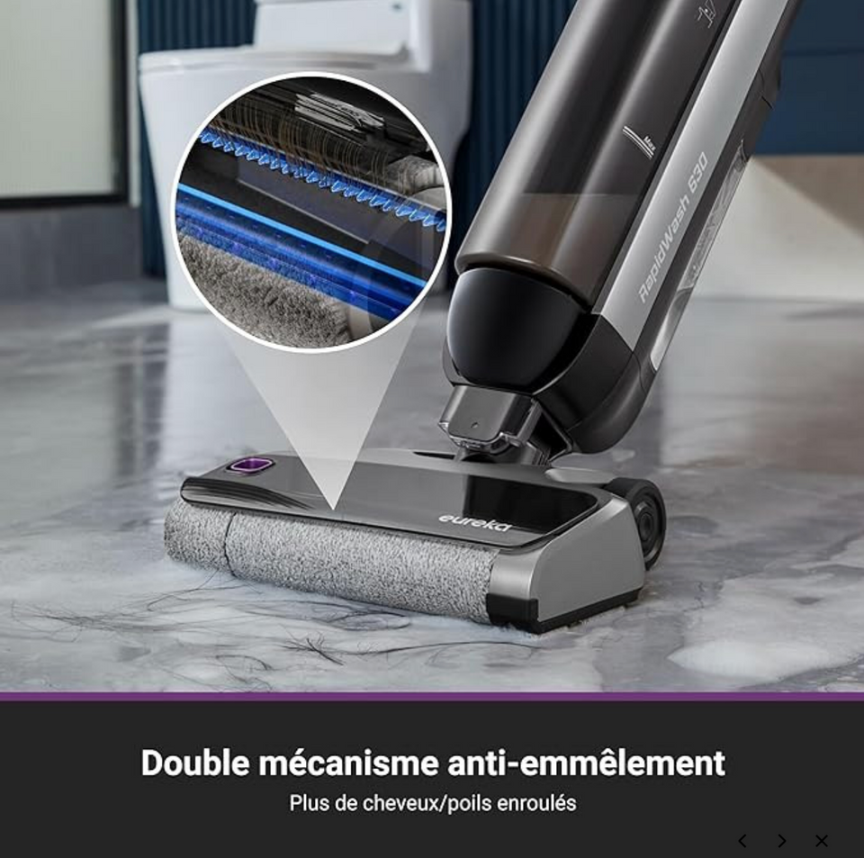 Aspirateur Laveur Sans Fil Eureka RapidWash NEW630