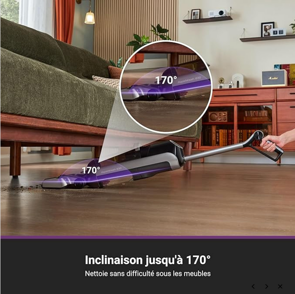 Aspirateur Laveur Sans Fil Eureka RapidWash NEW630