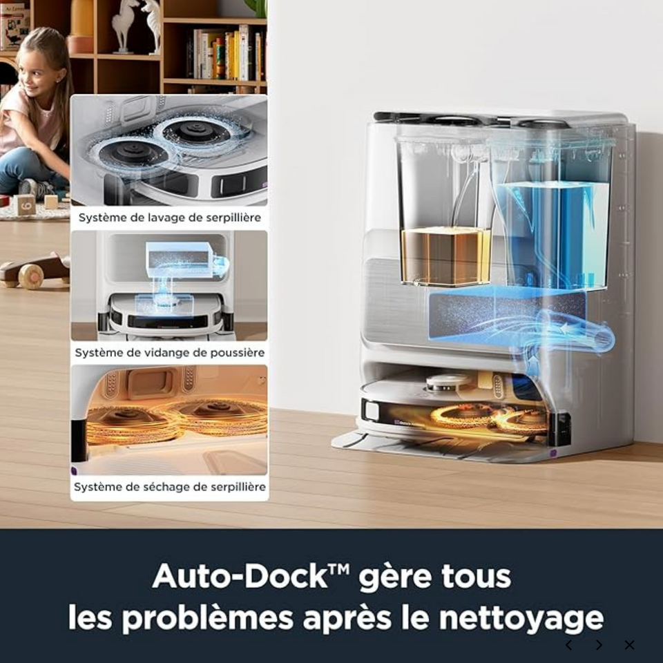 Eureka J12 Ultra Robot Aspirateur Laveur